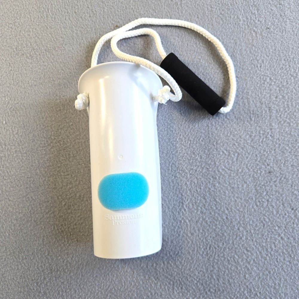 Sammons Preston Sock Aid Unisex OS White Blue Foam Grip Handle Mobility Aid